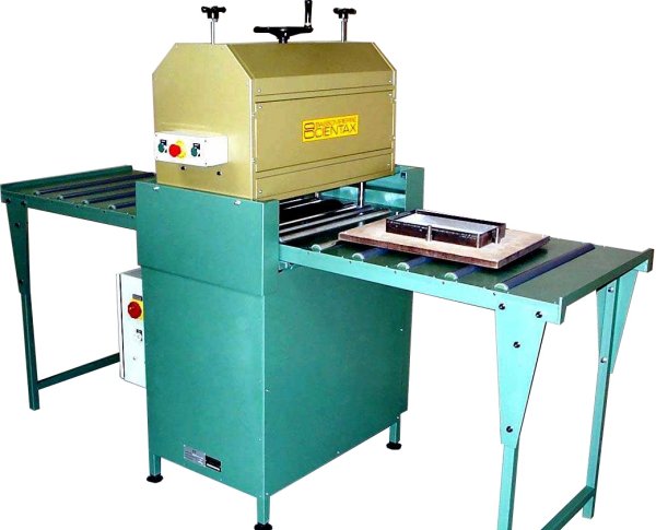 Découpeuse à rouleaux DR600 - machine semi-automatique robuste pour plastique, carton et cuir - fabrication française_0