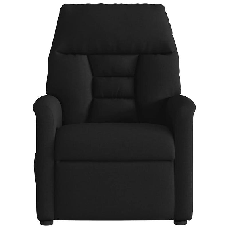 Fauteuil de massage inclinable électrique Noir Tissu Modèle Coralia - 8721102960062_0