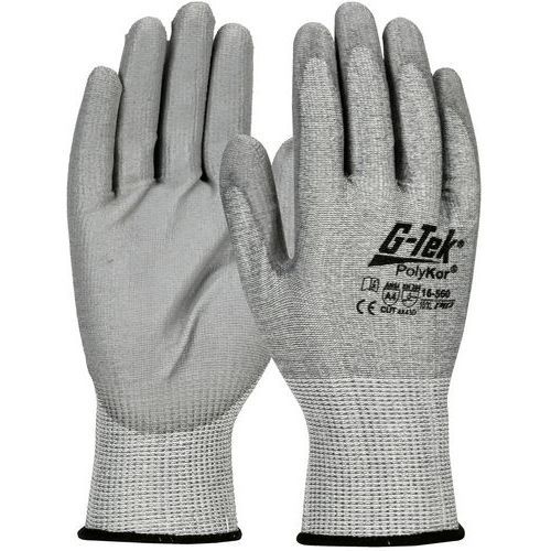 GANTS ANTICOUPURE ANTI-COUPURE D ENDUCTION POLYURÉTHANE PAUME DOIGTS-7