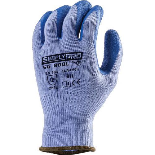 GANTS DE MANUTENTION EUROSTRONG SG800L J10 POLYÉTHYLÈNE BLEU - 10
