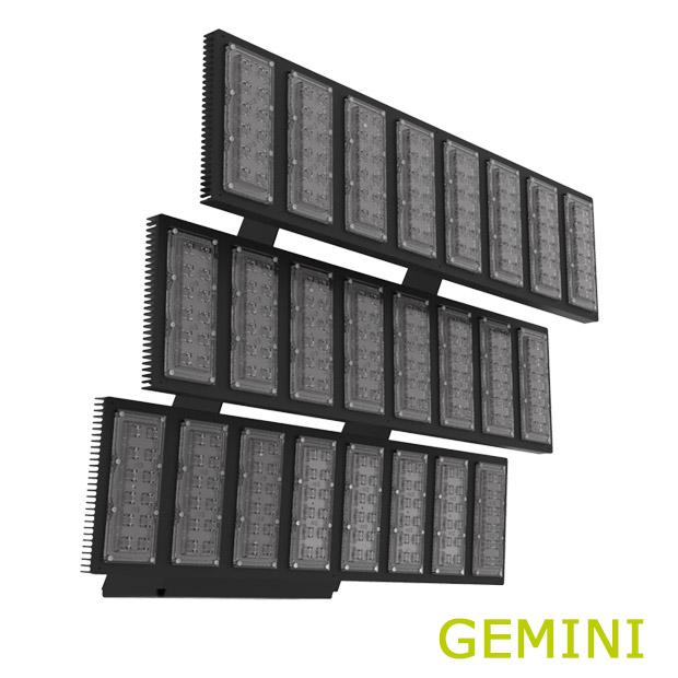 Éclairage extérieur LED Gemini - jusqu'à 1000W pour terrains de sport : football, rugby_0