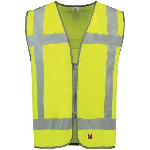 GILET DE SÉCURITÉ NORME NL RWS IGNIFUGÉ FLUOR YELLOW XL-XXL - TRICORP SAFETY