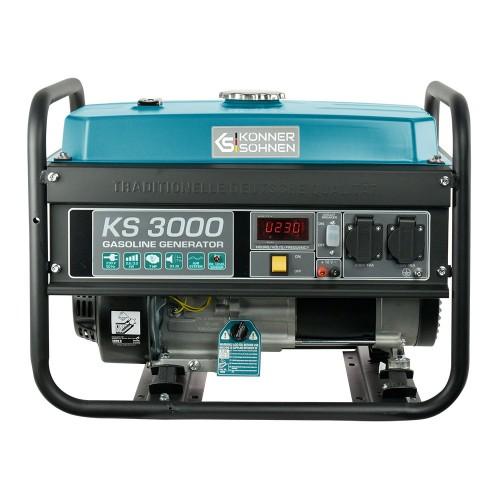 GROUPE ÉLECTROGÈNE À ESSENCE - DÉMARRAGE MANUEL- 3 KW - 230V KS 3000 KONNER & SOHNEN