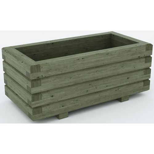 JARDINIÈRE CONCARNEAU 80X180X80 CM - PIN - MOBEXTAN