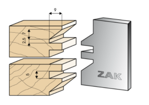 JEU DE 2 FERS ZAK531871 HAUTEUR 50MM
