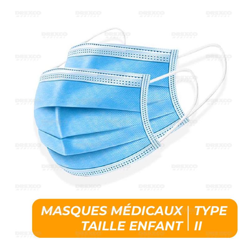 Masque medical type ii enfant - boite de 50 - Prix