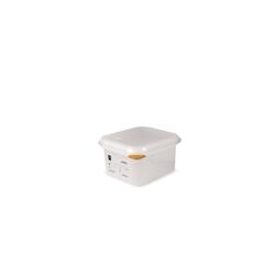 METRO PROFESSIONAL Récipient GN 1/6, 100 mm, polypropylène, avec couvercle - blanc plastique polypropylène 4067373611147_0