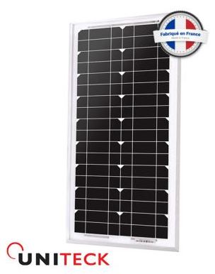 Mini panneau solaire Uniteck 5W 12V - Monocristallin - Rendement 22% - Applications polyvalentes_0