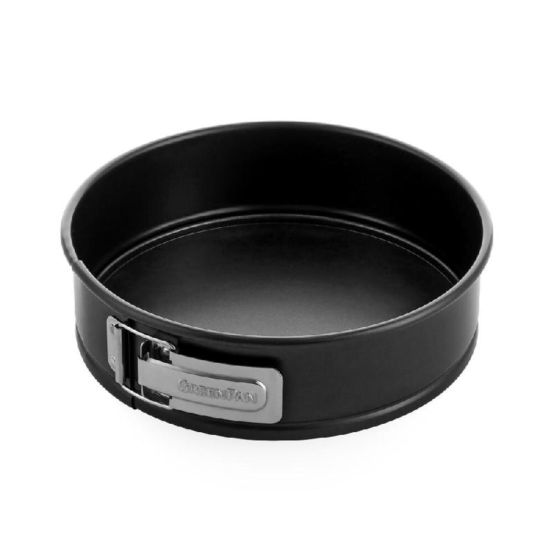 Moule à charnière 24 cm -  Noir Rond Acier Greenpan 25.4x25.4 cm - noir acier 4894871031586_0