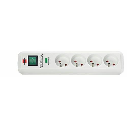MULTIPRISE AVEC PARASURTENSEUR - ECOLINE - 4 PRISES BRENNENSTUHL