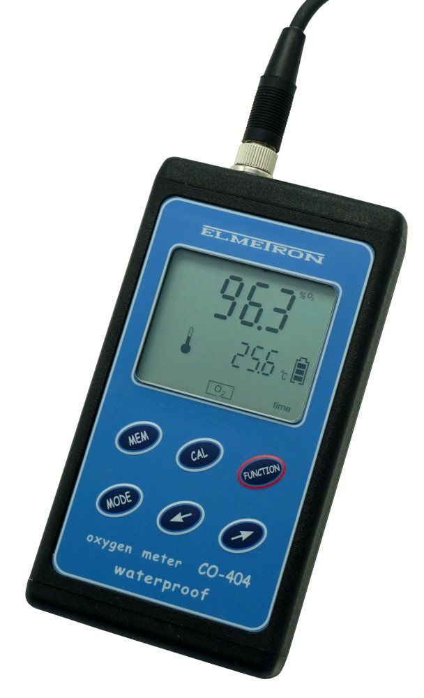 Oxymètre optique pour le terrain et le laboratoire CO-404 - Haute précision - Grand écran LCD - IP66_0