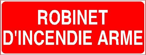 Panneau de signalisation - robinet d'incendie armé_0