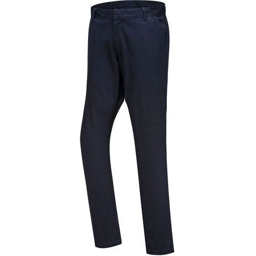 PANTALON DE TRAVAIL CHINO STRECH SLIM COURT S232 BLEU FONCÉ 38 - PORTWEST