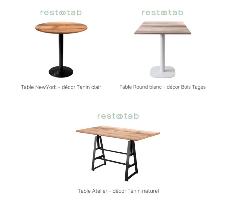 Plateaux et tables sur mesure - fabrication française - pour restaurants et espaces de travail_0