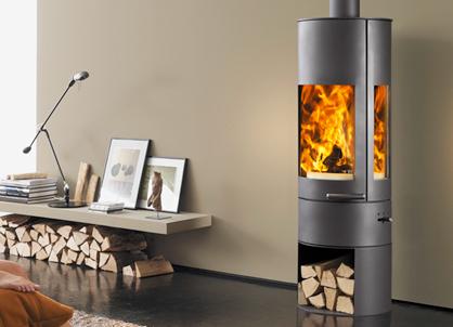 Poêle à bois Pi-Ko AustroFlamm - 2.5 à 6 kW - Compact et performant_0