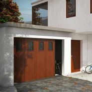 Porte de garage latérale - Franciaflex Industries - panneau acier double paroi 40 mm - isolante et motorisable_0