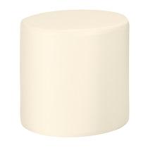 POUF MODUL COLOR VINYLE ROND IVOIRE