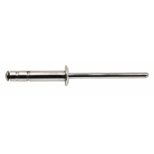 RIVETS AVEUGLES MULTI-SERRAGES - TÊTE RONDE - 4X17 MM - 500 PIÈCES - GOMULTI DEGOMETAL