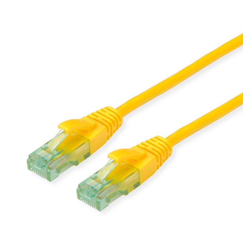 ROLINE RM Cordon UTP Cat.6A / 10 Gigabit, jaune, 1,5 m_0