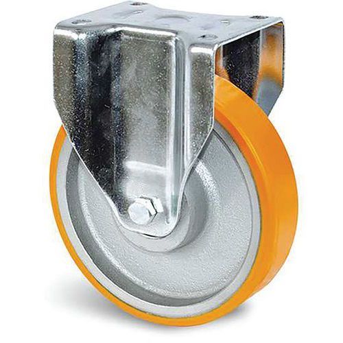 ROULETTE U5R-23 PLATINE FIXE DE 200 MM Ø 200MM - 800 KG - GUITEL