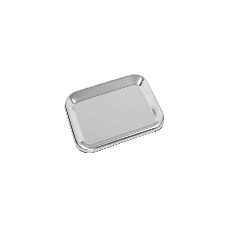 Schneider - Plateau d’exposition, acier inoxydable poli, 200 x 160 x 12 mm - argenté inox 154021_0