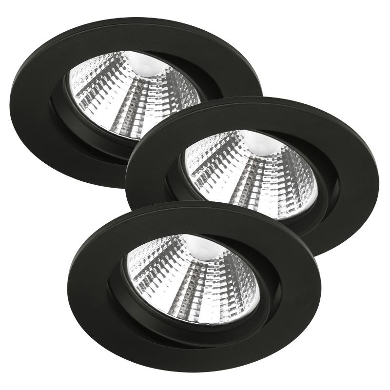 NORDLUX SPOT ENCASTRÉ LED FREEMONT 2 700 K PAR 3, NOIR