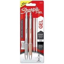 STYLO ENCRE GEL S-GEL METAL, 0,7 MM, ASSORTI - LOT DE 3