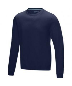 SWEAT À COL ROND JASPER BIO GOTS RECYCLÉ GRS HOMME BLEU MARINE - GOODIES ÉCOLOGIQUES