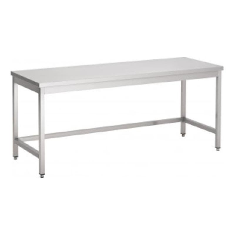 Table Inox Largeur XXL Profondeur 700±50mm sur Pieds Inconnue TBLXXP70Pied_0