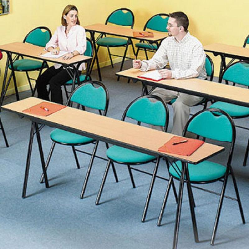 TABLE SEMINAIRE 3 PLACES - HÊTRE/ALUMINIUM