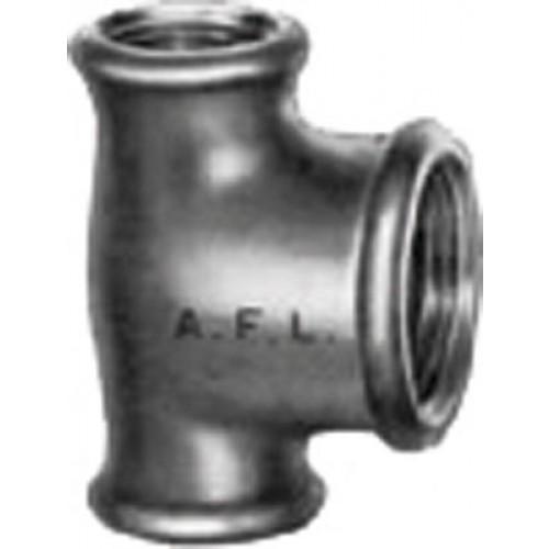 TÉ RÉDUIT FONTE FFF 20/15/20 NOIR CODITAL