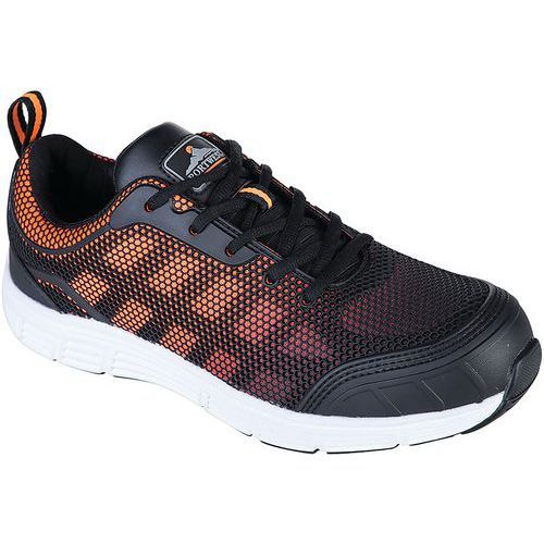 CHAUSSURE DE SÉCURITÉ BASSE TOVE S1P FT15 NOIR/ORANGE 38 - PORTWEST