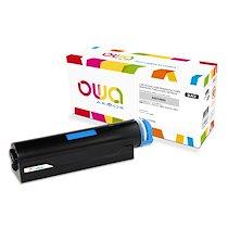 TONER REMANUFACTURÉ OWA - STANDARD - NOIR - POUR OKI 44574905