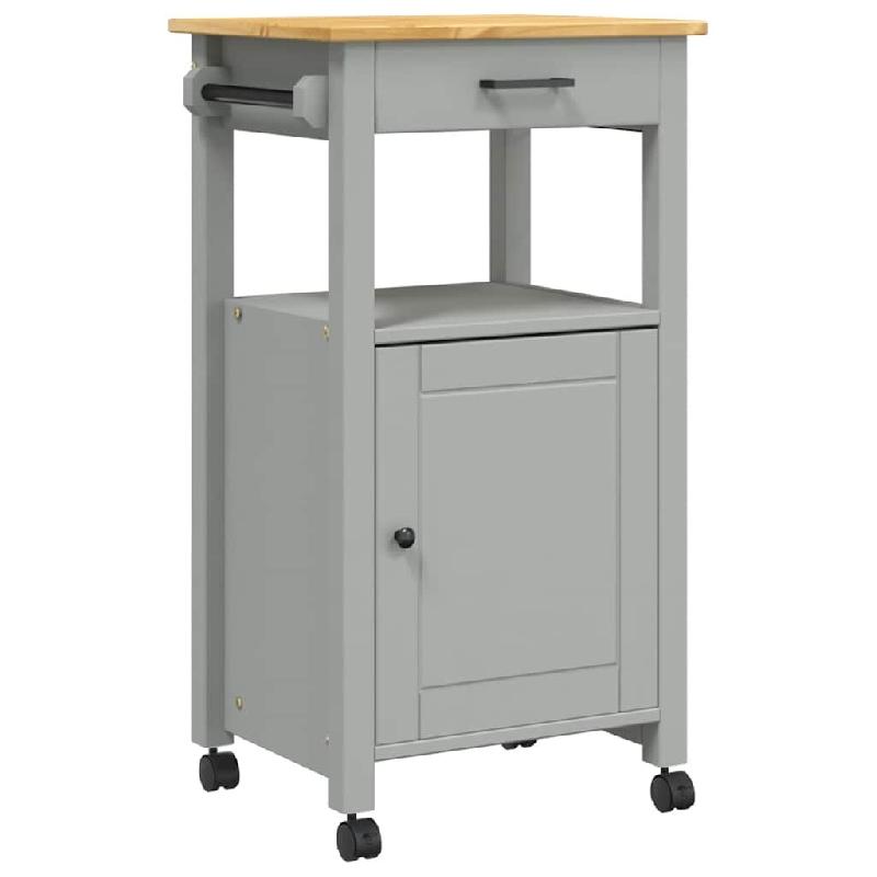 VidaXL Chariot de cuisine MONZA 48x40x88,5 cm bois massif de pin - 376089_0