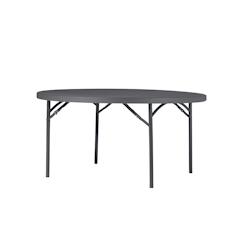 ZOWN Table ronde pliante 150 cm en polyéthylène pour événements Zown Planet150 - gris plastique polypropylène 08012027_0