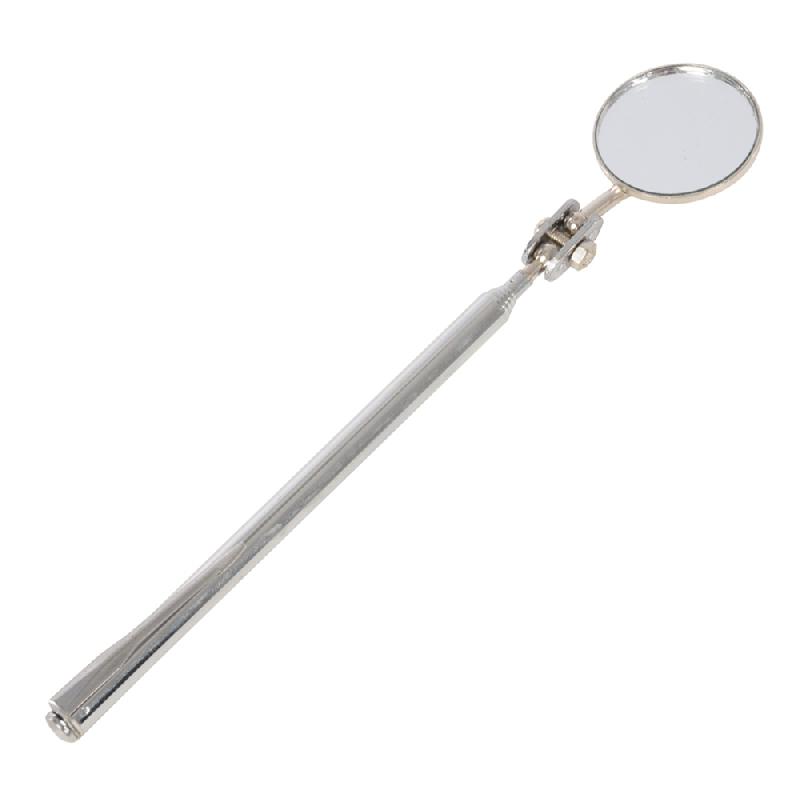 Miroir d'inspection télescopique Silverline 129472 - diamètre 30 mm, extensible 166-500 mm, joint à rotule pivotant_0