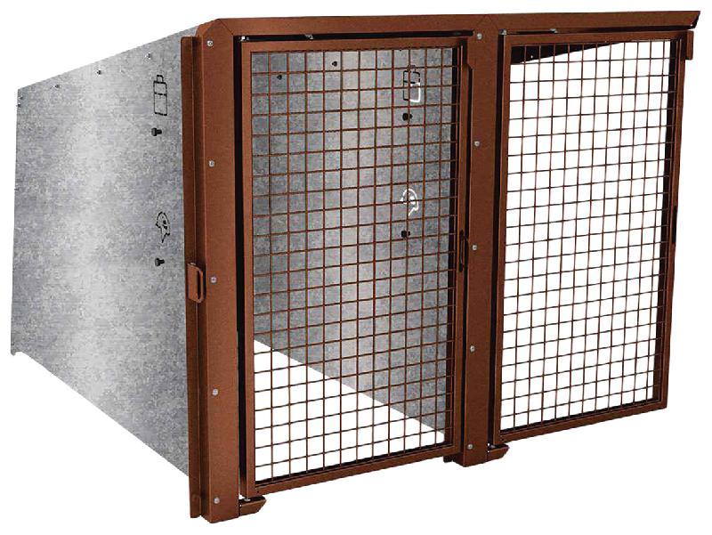 ABRI VÉLOS BERLIN COMPLÉMENTAIRE 2 PLACES PORTES PEINTES - ASPECT CORTEN - MANUTAN COLLECTIVITÉS