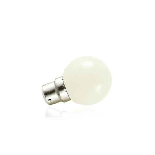 Ampoule LED 0.8 Watt - Bulb B22 - 6000°K - Dépoli - Culot B22_0