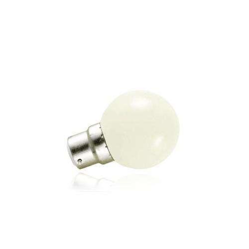 Ampoule led 0.8  watt bulb b22 6000°k dépoli_0