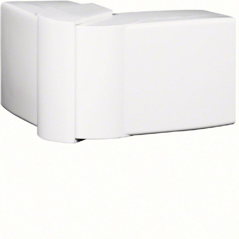 Angle extérieur variable blanc pour goulotte - h. 6.3 cm x p. 4.5 cm - PVC - Accessoire de finition_0