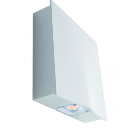 Applique Aldiola IP66 LED COB 12W 3000K blanc - 1800 lumens - éclairage vers le bas - aluminium - usage extérieur_0
