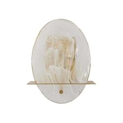 Applique murale en verre et métal Portlan 20 x 11 x 25 cm Mauro Ferretti - 8024609377228_0