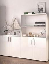 Armoire bois Diamant - mélaminée avec portes stratifiées brillantes - serrure 3 points_0