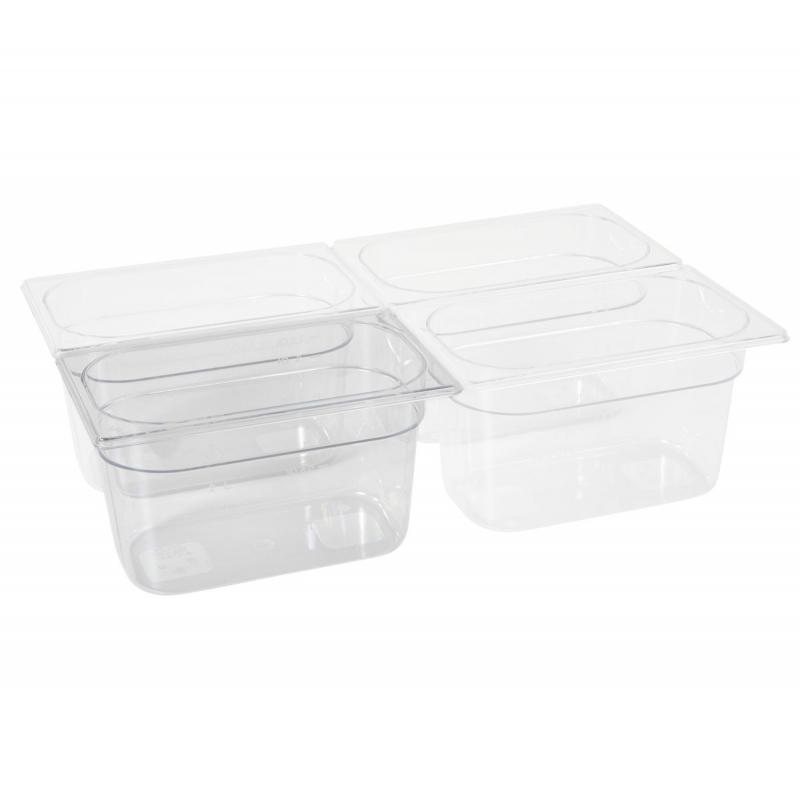 BAC GASTRONORME GN 1/4 EN TRITAN BPA FREE 26.5X 16.2X 15CM - PADERNO - GASTRONORME