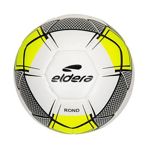 BALLON DE FOOTBALL - ELDERA - ROND - JAUNE FLUO