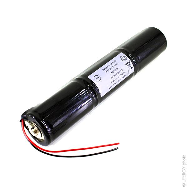 Batterie industrielle NiCd 3x VNT D 3S1P ST4 - 3.6V 4Ah - Marque NX - Référence F100_0