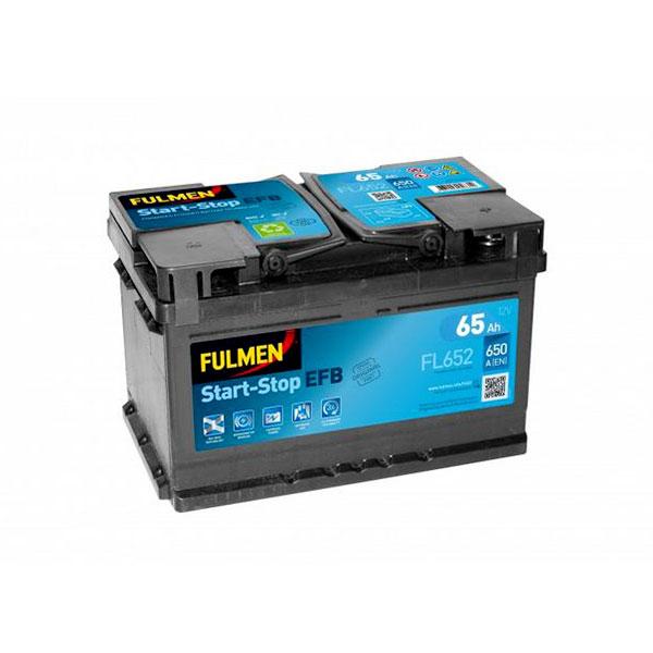 Batterie voiture Fulmen Start-Stop EFB FL652 - 12V 65Ah 650A - Technologie Plomb Calcium_0
