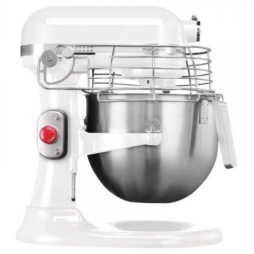 BATTEUR PROFESSIONNEL BLANC 6,9 L AVEC GRILLE DE PROTECTION KITCHENAID