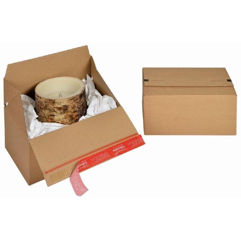 Boîte d'expédition antiforcage fond auto Eurobox M 294x194x137mm - par 20_0