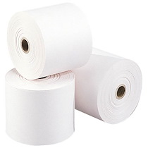 BOBINE PAPIER 1 PLI 57 X 70 MM POUR CAISSE - PAQUET DE 10